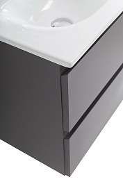 BelBagno Тумба с раковиной Kraft 39-50 подвесная Темно-Серый матовый с раковиной BB-8099-3-50 – фотография-6